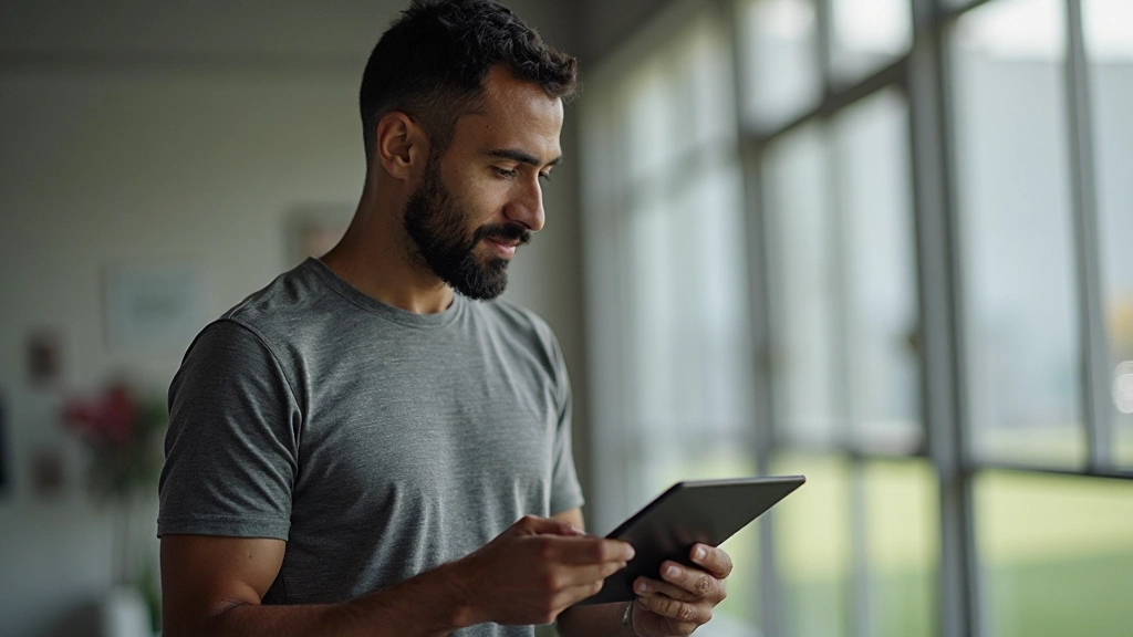 صورة توضح اختيار برنامج التدريب المناسب من خلال واجهة تطبيق حديثة